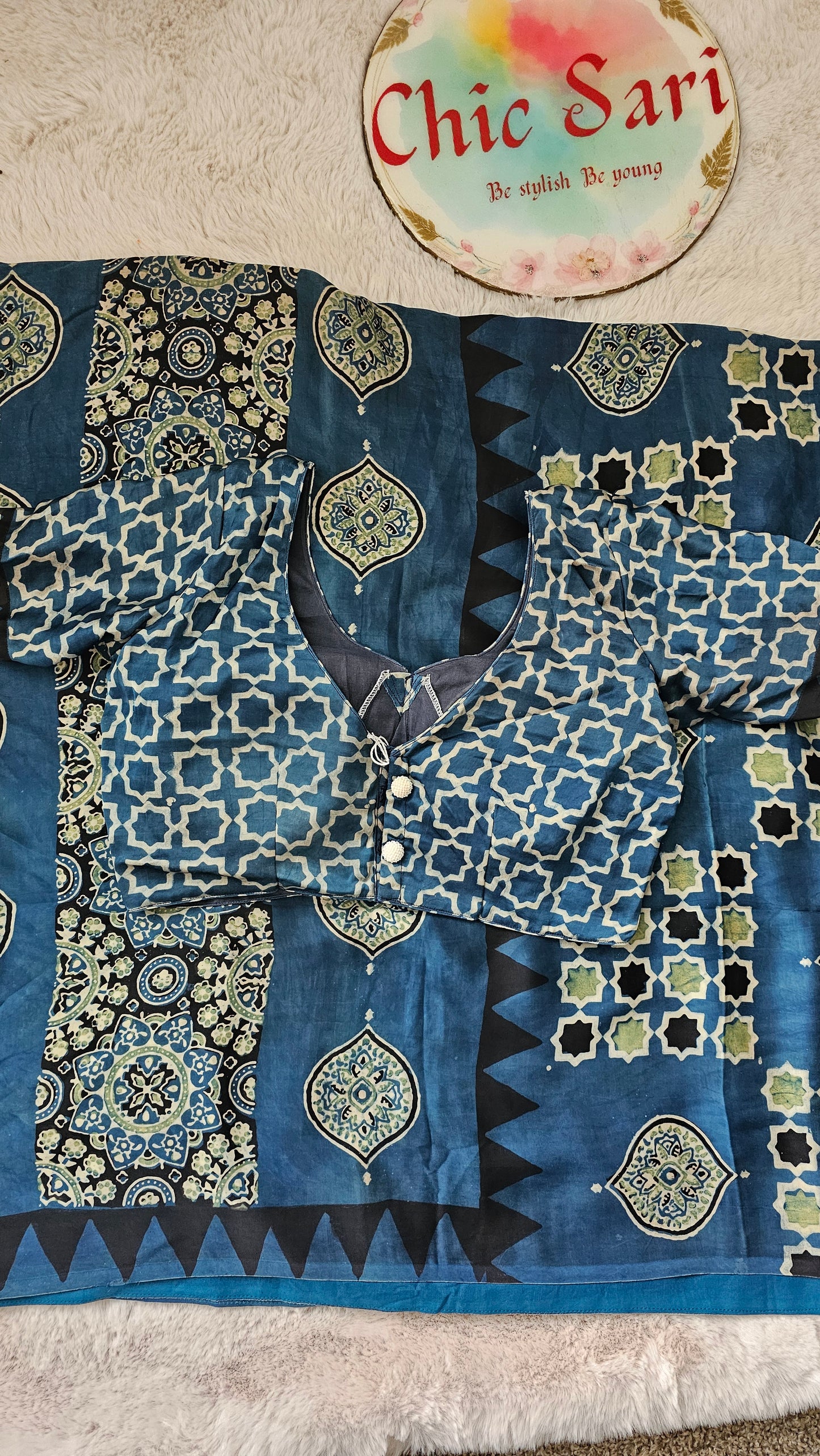Ajrakh-bluegreen